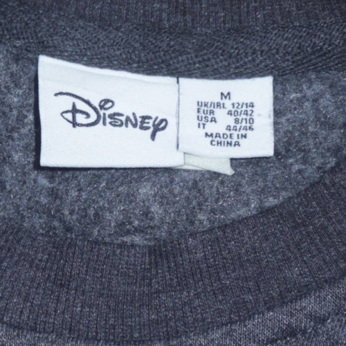 Disney Primark Womens Grey Minnie Mouse Bow Crew Neck Sweatshirt M 12/14