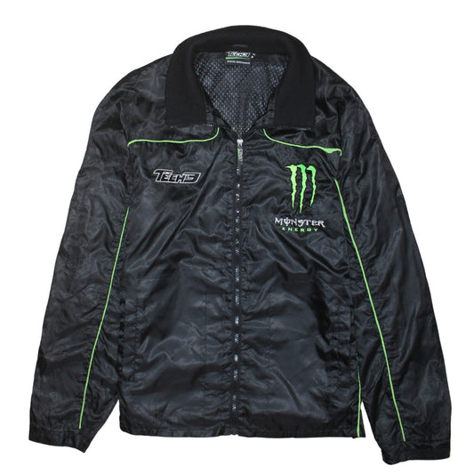 Tech3 Mens Black XL Bomber Jacket Monster Energy Racing Style