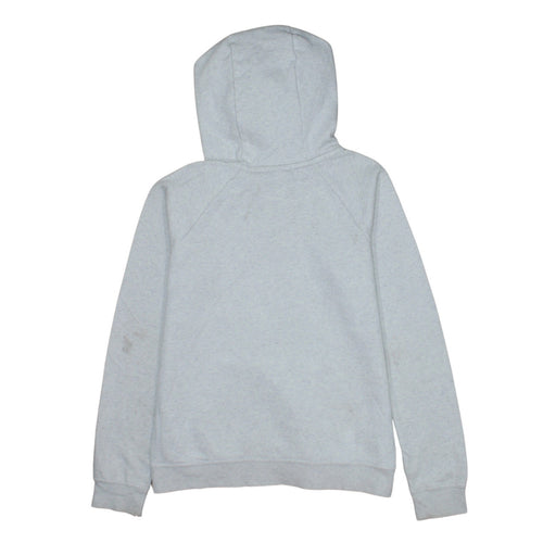 Nike Womens Grey Small Pullover Hoodie Sweatshirt Cotton Blend