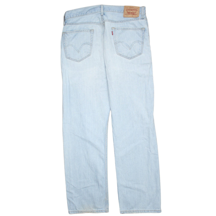 Levi's 505 Regular Fit Men's Light Blue Straight Jeans W34 L30