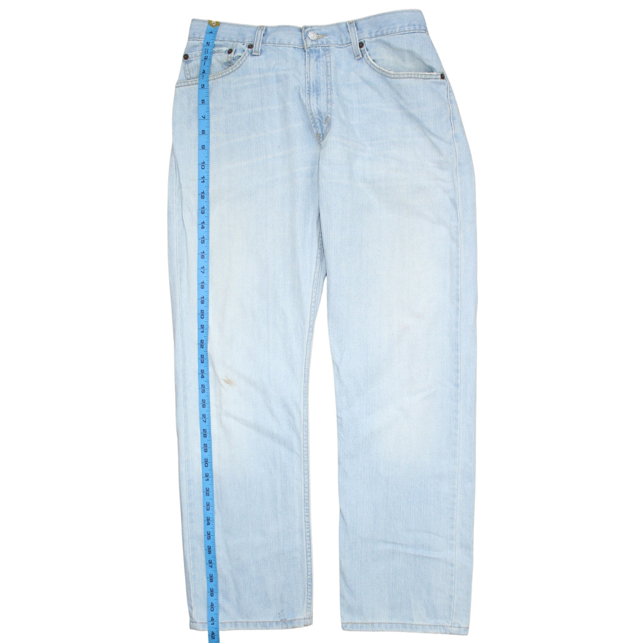 Levi's 505 Regular Fit Men's Light Blue Straight Jeans W34 L30