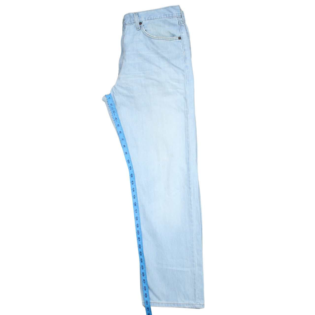 Levi's 505 Regular Fit Men's Light Blue Straight Jeans W34 L30