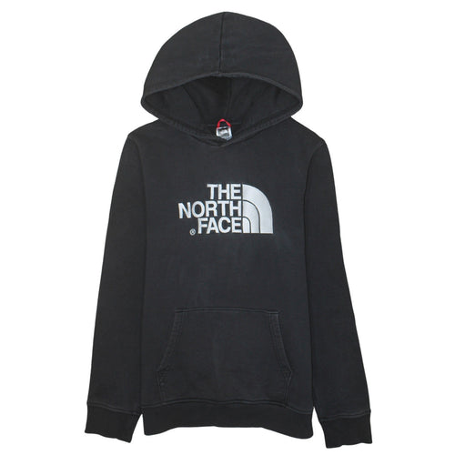 The North Face Boys Black XL Pullover Hoodie 100% Cotton Logo Sweatshirt