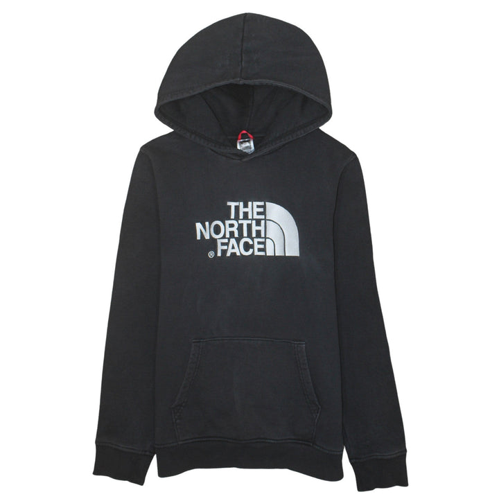 The North Face Boys Black XL Pullover Hoodie 100% Cotton Logo Sweatshirt