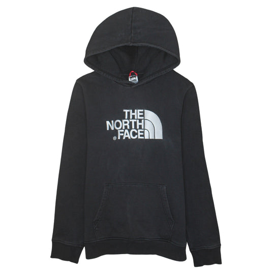 The North Face Boys Black XL Pullover Hoodie 100% Cotton Logo Sweatshirt