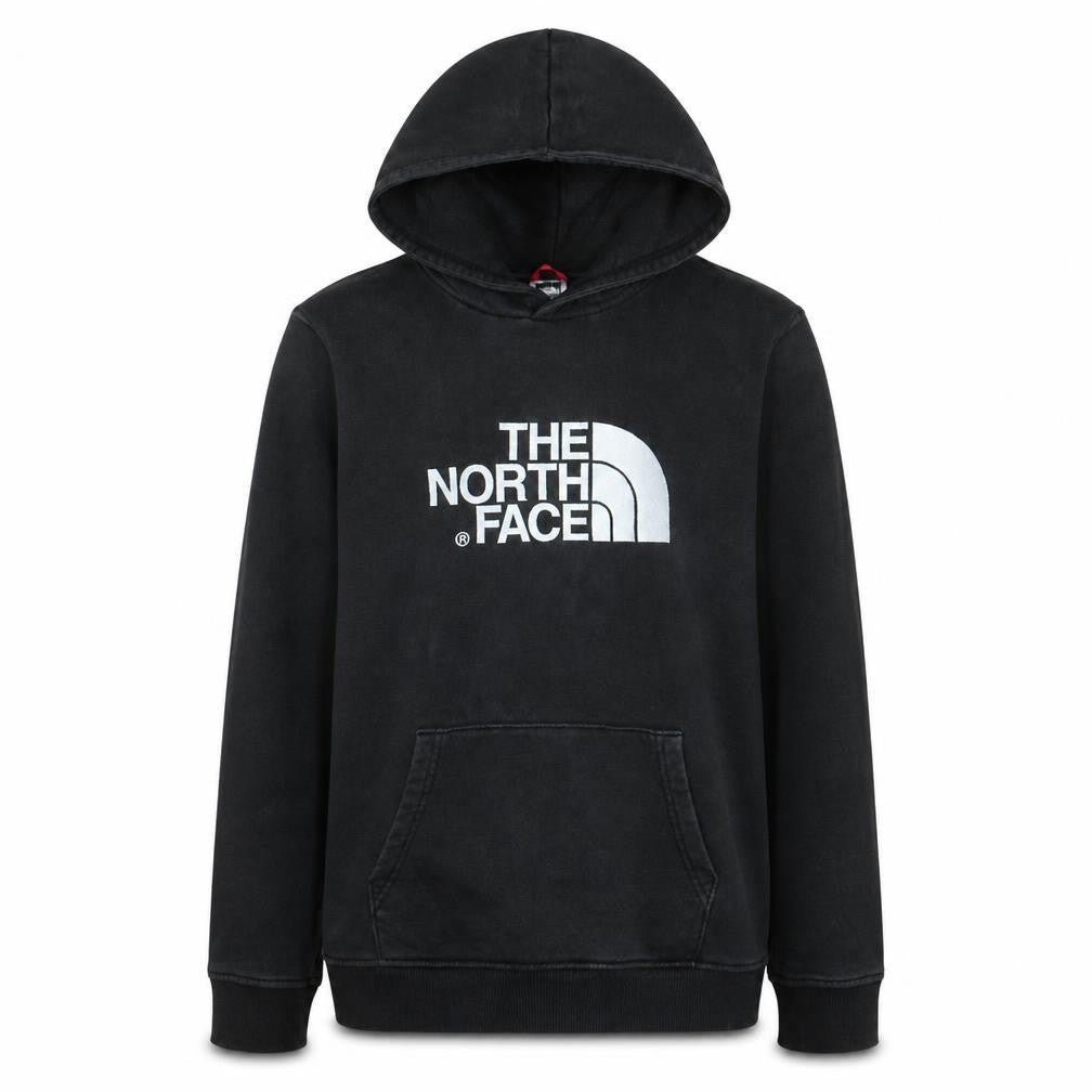 The North Face Boys Black XL Pullover Hoodie 100% Cotton Logo Sweatshirt