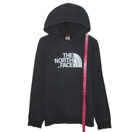 The North Face Boys Black XL Pullover Hoodie 100% Cotton Logo Sweatshirt