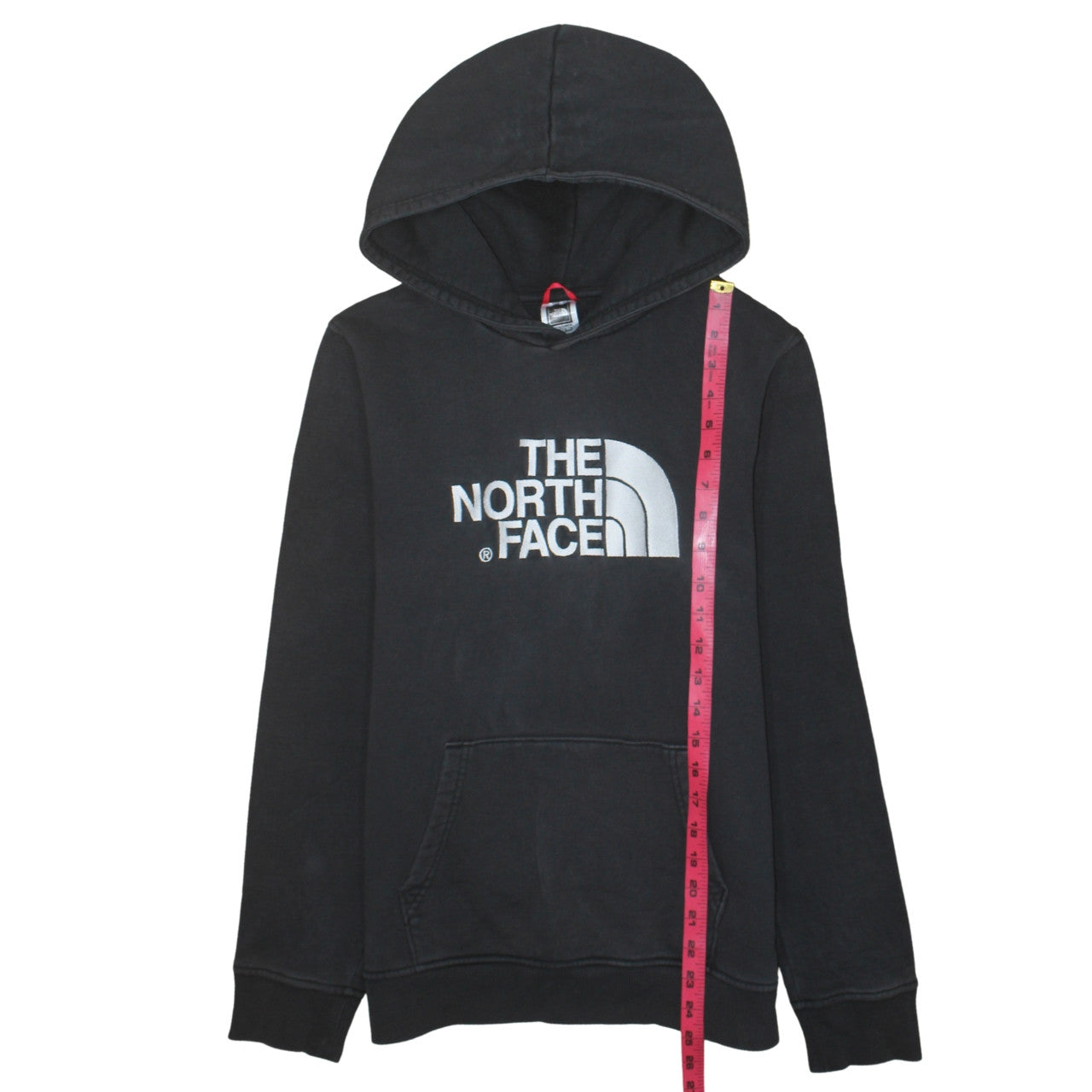 The North Face Boys Black XL Pullover Hoodie 100% Cotton Logo Sweatshirt