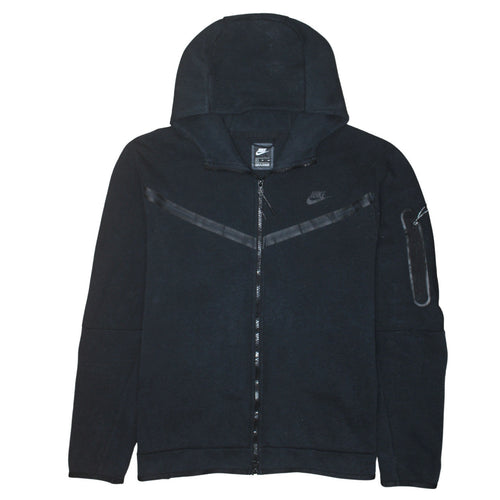 Nike Men’s Black XL Full Zip Hoodie Sweatshirt Lightweight Hooded