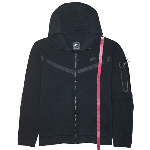 Nike Men’s Black XL Full Zip Hoodie Sweatshirt Lightweight Hooded