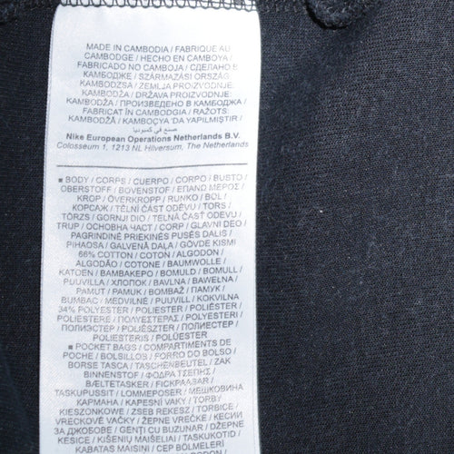 Nike Men’s Black XL Full Zip Hoodie Sweatshirt Lightweight Hooded