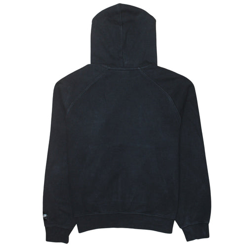 Nike Women Black Medium Pullover Hoodie with Logo Print