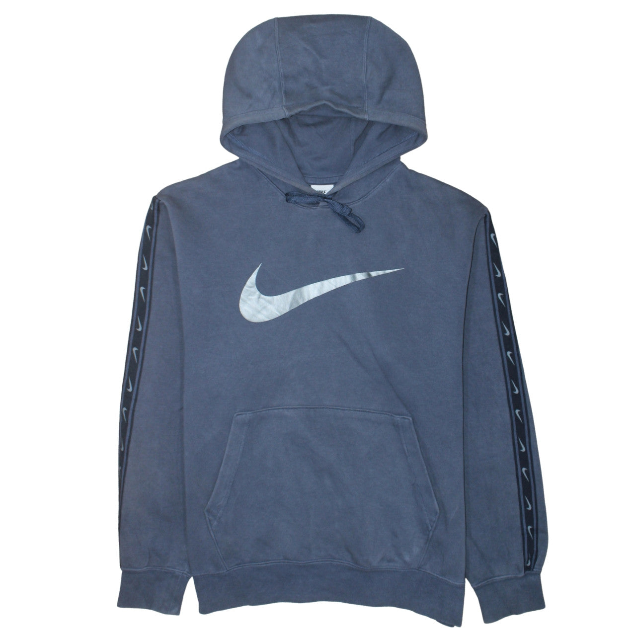 Nike Men's Blue Pullover Hoodie M Logo Sportswear Sweatshirt