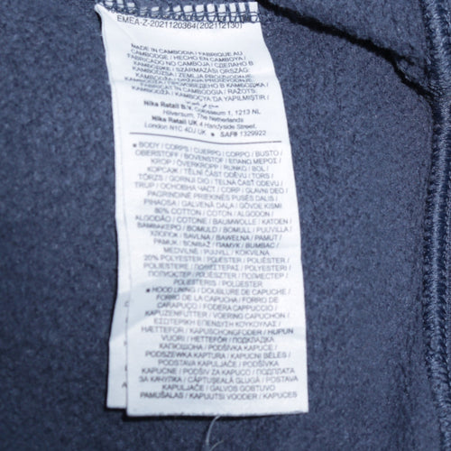 Nike Men's Blue Pullover Hoodie M Logo Sportswear Sweatshirt