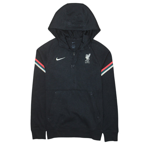 Nike Men’s Black LFC Dri-Fit 1/2 Zip Hoodie XS Football Training