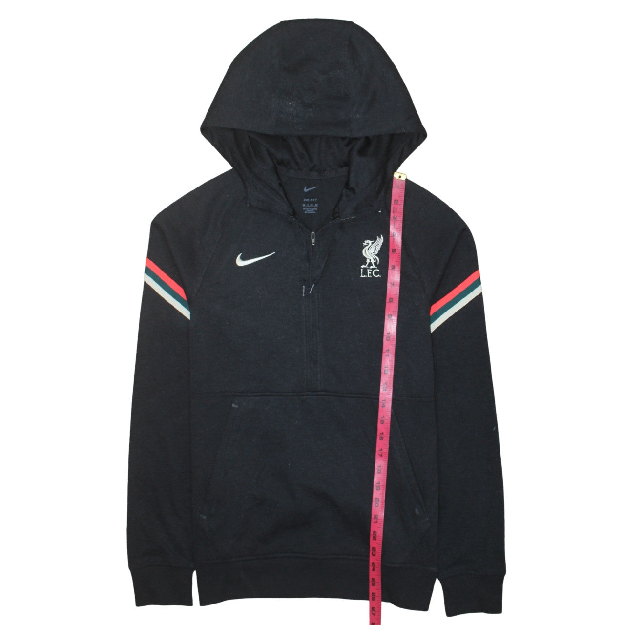 Nike Men’s Black LFC Dri-Fit 1/2 Zip Hoodie XS Football Training