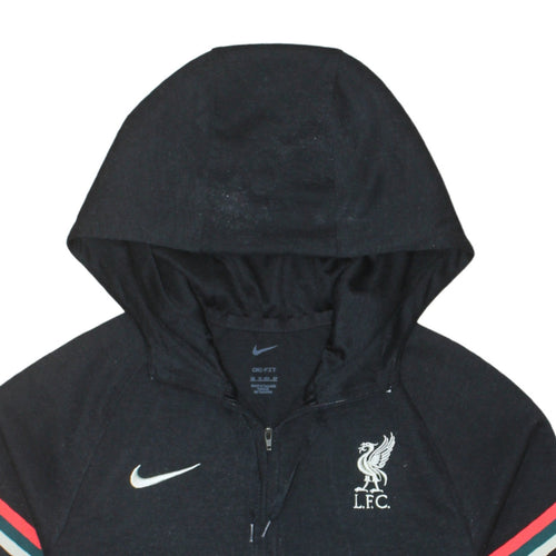 Nike Men’s Black LFC Dri-Fit 1/2 Zip Hoodie XS Football Training