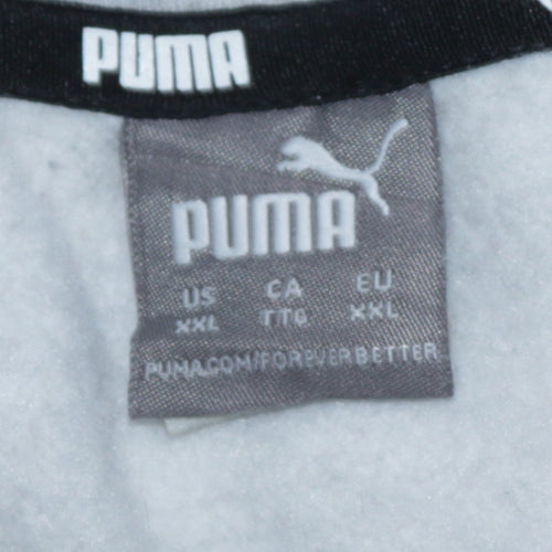 Puma Womens Grey XXL Pullover Hoodie Sweatshirt