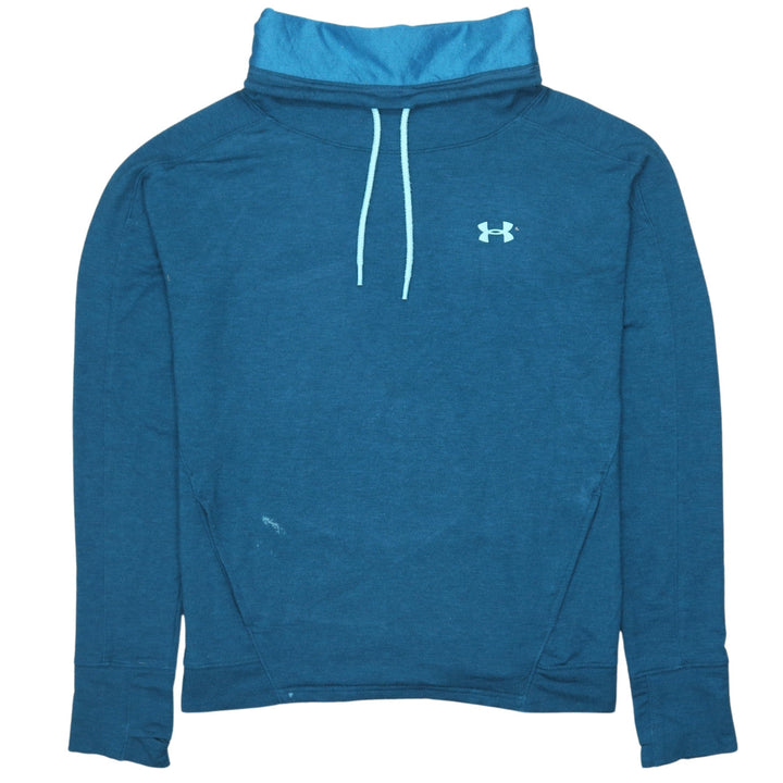 Under Armour Men's Blue M Pullover Sweatshirt High Neck Logo