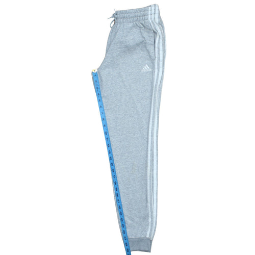 Adidas Women Grey Joggers S Regular Fit Sweatpants Elastic Waist