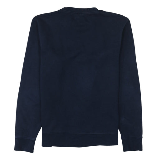Russell Mens Blue Crew Neck Pullover Sweatshirt Size M