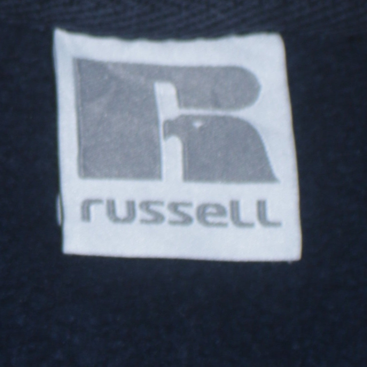 Russell Mens Blue Crew Neck Pullover Sweatshirt Size M