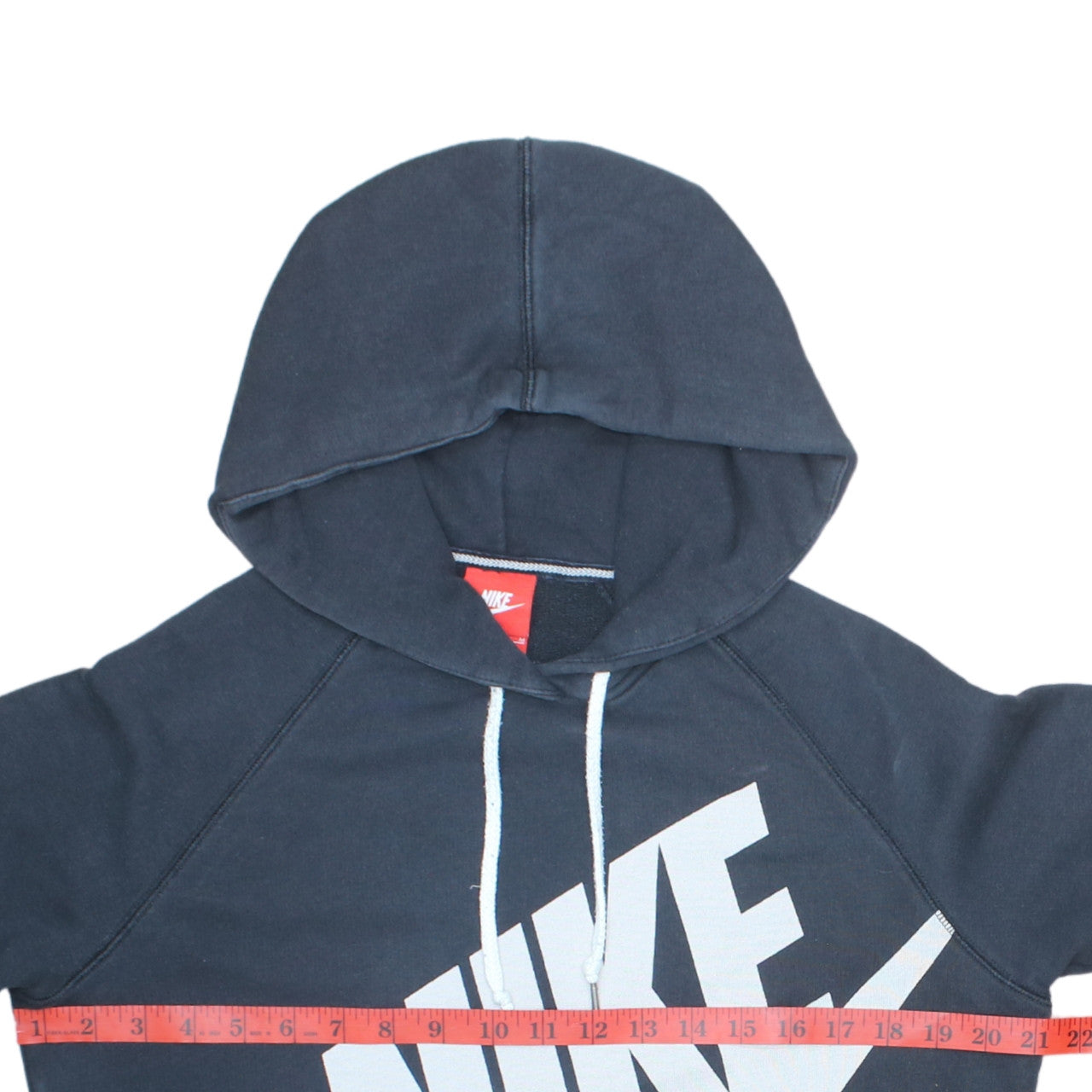 Nike Men's Blue Pullover Hoodie M Logo Fleece Sweatshirt