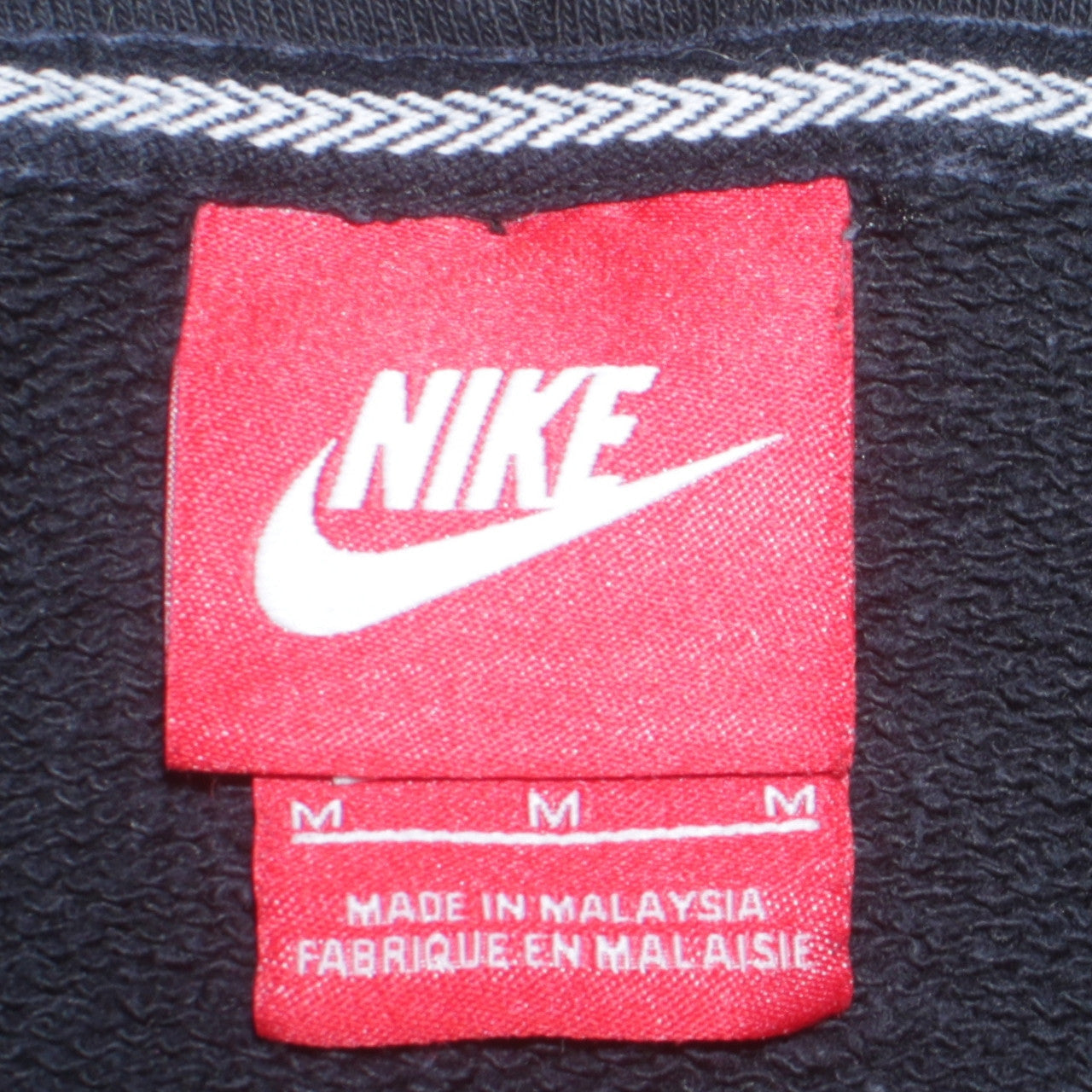 Nike Men's Blue Pullover Hoodie M Logo Fleece Sweatshirt