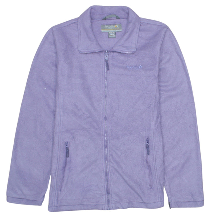 Regatta Women’s Purple Fleece Full Zip Jacket Size 12