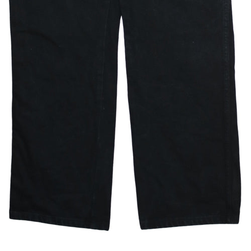 Wrangler Men's Black Regular Fit Straight Jeans 38x32