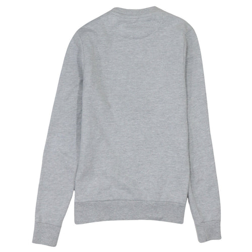 Firetrap Men Grey Graphic Crew Neck Sweatshirt Size S