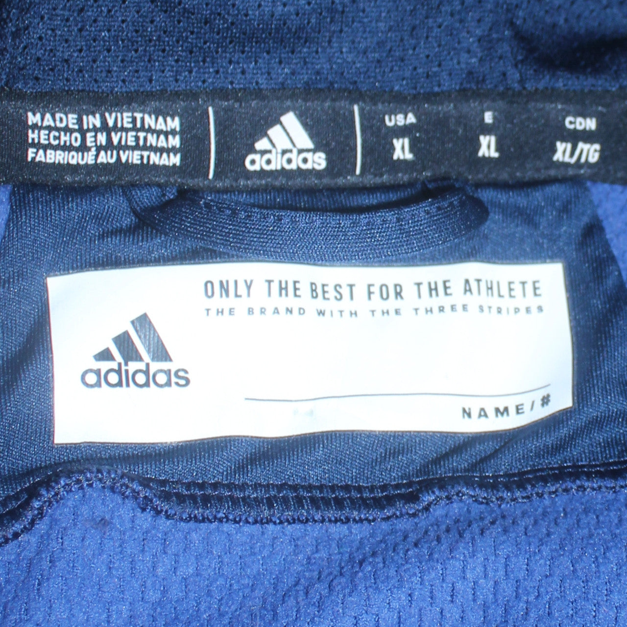 Adidas Men's Blue Full Zip Hoodie XL Dartmouth Volleyball