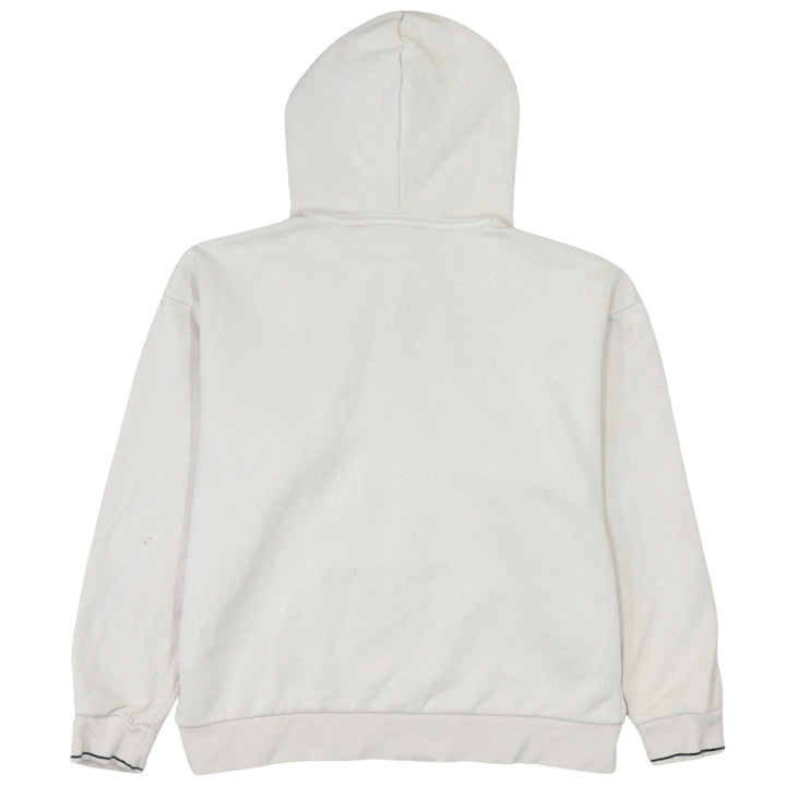 Adidas Mens White Pullover Hoodie Size S Sports Logo Sweatshirt