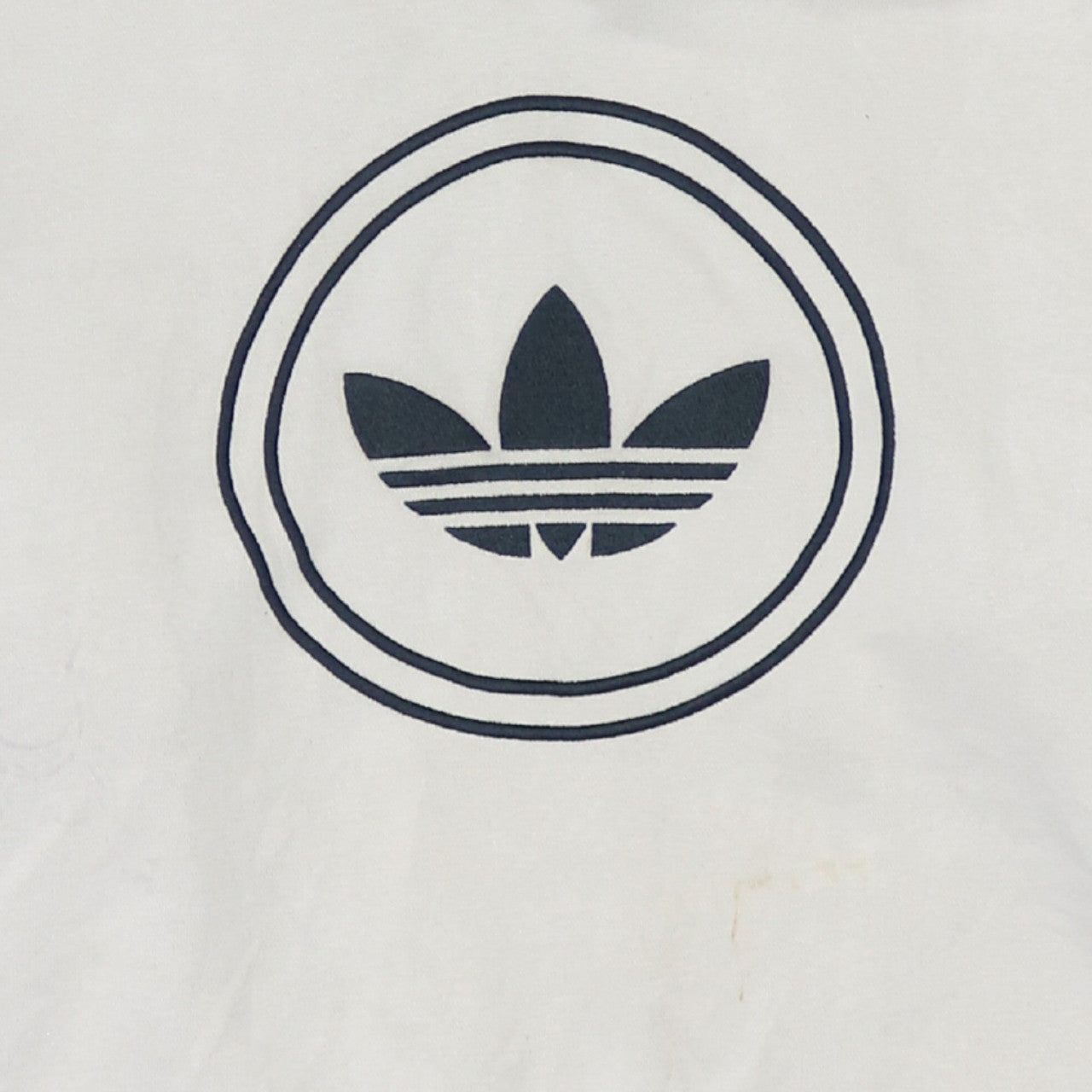 Adidas Mens White Pullover Hoodie Size S Sports Logo Sweatshirt