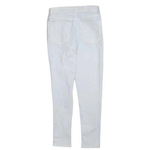 Levi's Women's White 721 High Rise Skinny Jeans Size 29 Slim Fit