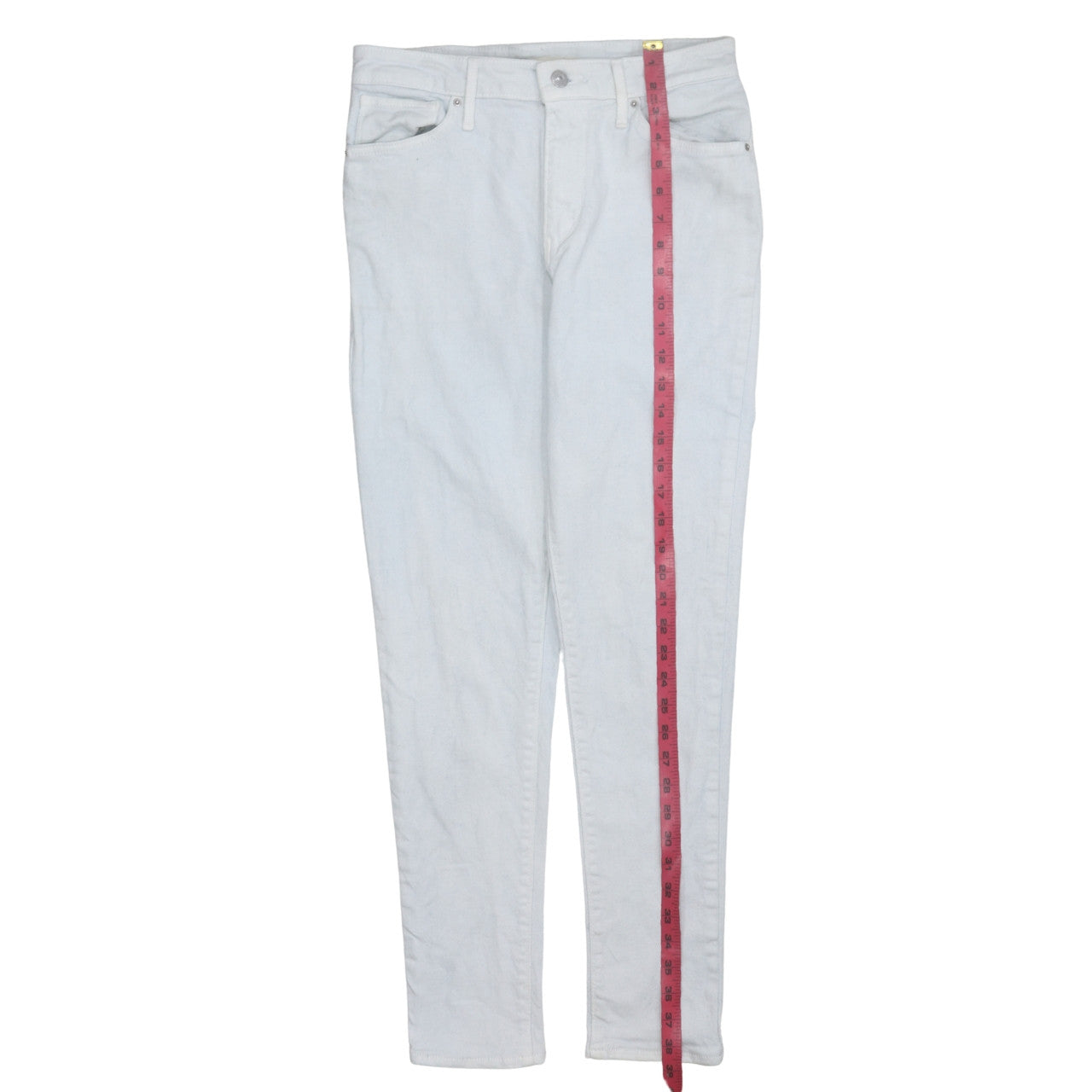 Levi's Women's White 721 High Rise Skinny Jeans Size 29 Slim Fit