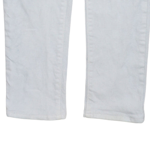 Levi's Women's White 721 High Rise Skinny Jeans Size 29 Slim Fit