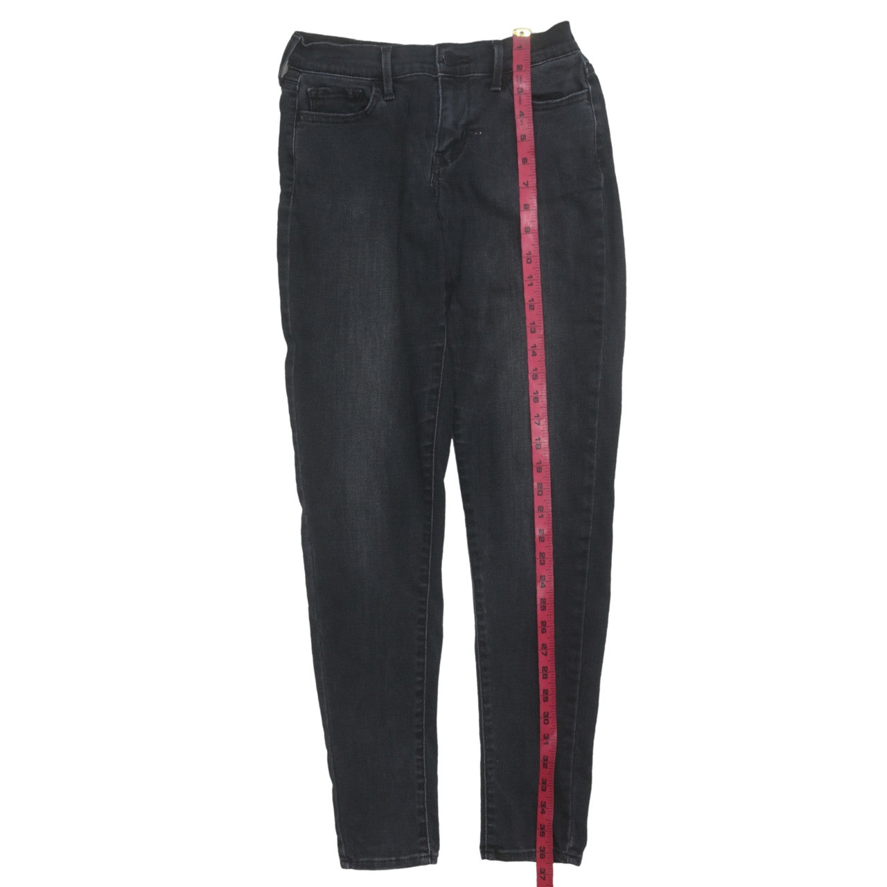 Levi's Women's 710 Super Skinny Black Jeans Size 26 Slim Fit