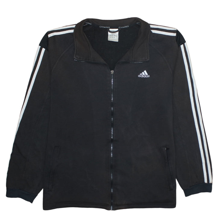 Adidas Men's Black Full Zip Sweatshirt Size M Sports Fleece