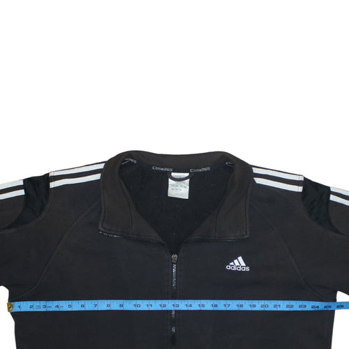 Adidas Men's Black Full Zip Sweatshirt Size M Sports Fleece