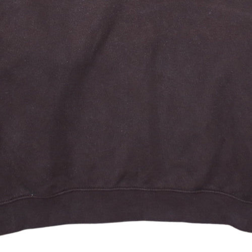 Adidas Women’s Brown Pullover Hoodie M 12-14 Classic Logo Cotton