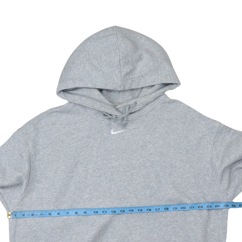 Nike Men's Grey Pullover Hoodie Medium Fleece Sportswear