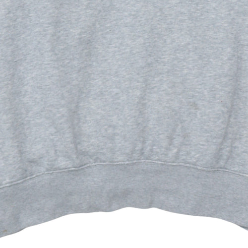 Nike Men's Grey Pullover Hoodie Medium Fleece Sportswear