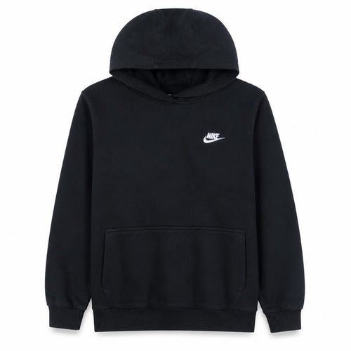 Nike Boys Black Pullover Hoodie XL 158-170cm Hooded Logo Sweatshirt