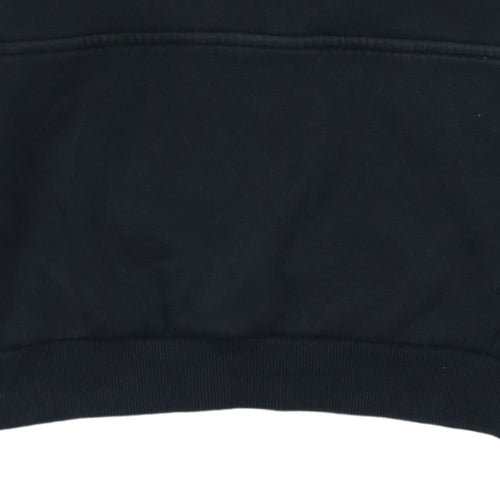 Nike Boys Black Pullover Hoodie XL 158-170cm Hooded Logo Sweatshirt