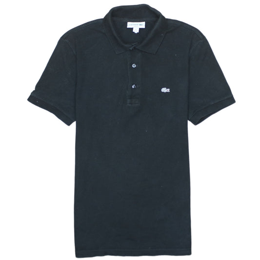 Lacoste Men's Black Slim Fit Polo Shirt Size XS Cotton Blend