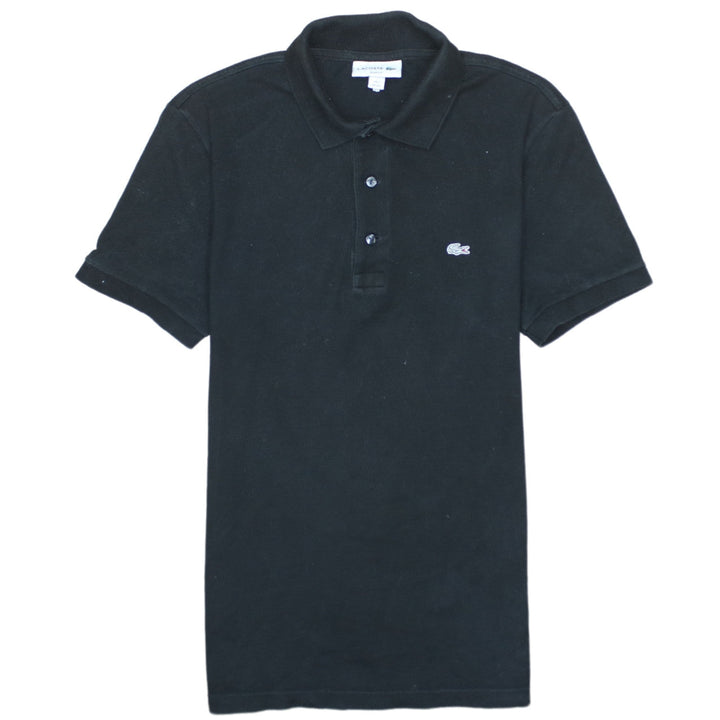 Lacoste Men's Black Slim Fit Polo Shirt Size XS Cotton Blend