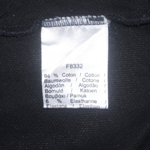 Lacoste Men's Black Slim Fit Polo Shirt Size XS Cotton Blend