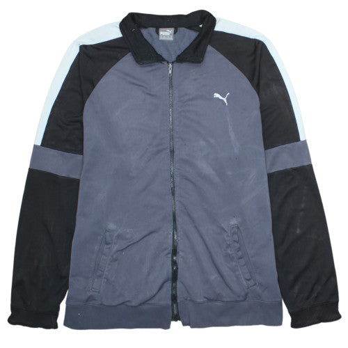 Puma Men's Blue Full Zip Sweatshirt 2XL Sports Style