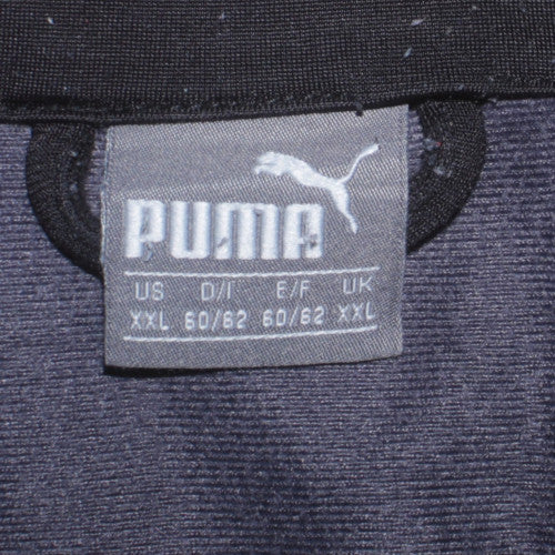 Puma Men's Blue Full Zip Sweatshirt 2XL Sports Style